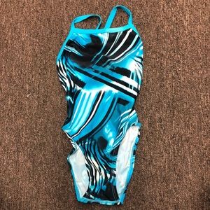Waterpro Kids Blue Bathing Suit, Size 24